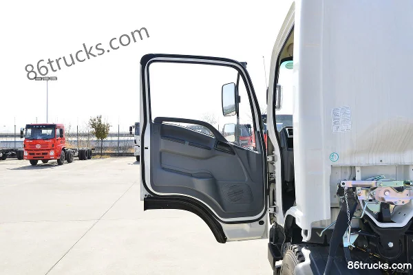 Sanhuan Shitong Chuangke 150 hp 4X2(6 wheels) 6m Single Row Cage Cargo Truck Cab (1) | 86Trucks