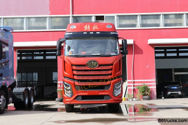 FAW Jiefang J6V Elite Edition 460hp 8X4(12 wheels) 9.5m flatbed cargo truck (4.1 ratio) Exterior (2) | 86Trucks