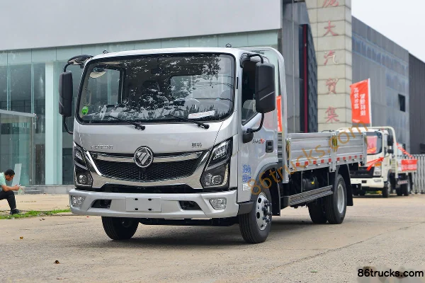 Foton Aoling CTV 163hp 4X2(6 wheels) 4.17m Single Row Flatbed Light Truck (WLY 6-speed) Exterior (3) | 86Trucks