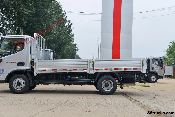 Foton Aoling CTV 163hp 4X2(6 wheels) 4.17m Single Row Flatbed Light Truck (WLY 6-speed) Body (2) | 86Trucks