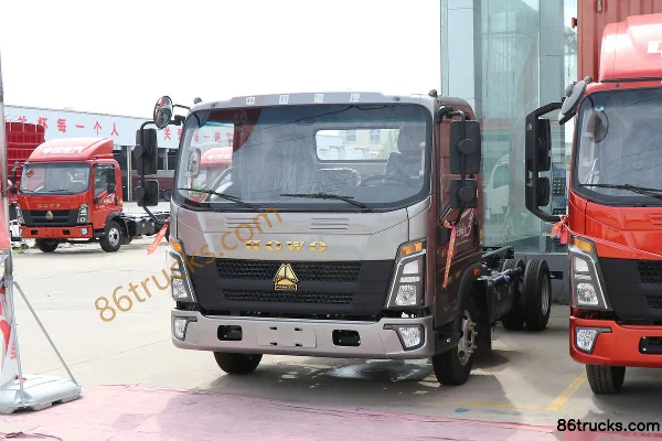 Sinotruk HOWO Hanjiang 140 ch 4X2(6 roues) 4,15 m AMT automatique camion léger à ridelles à cabine simple Extérieur (3) | 86Trucks