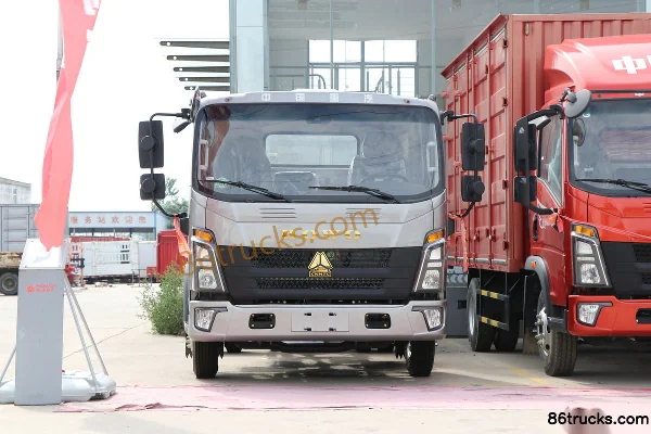 Sinotruk HOWO Hanjiang 140 ch 4X2(6 roues) 4,15 m AMT automatique camion léger à ridelles à cabine simple Extérieur (2) | 86Trucks