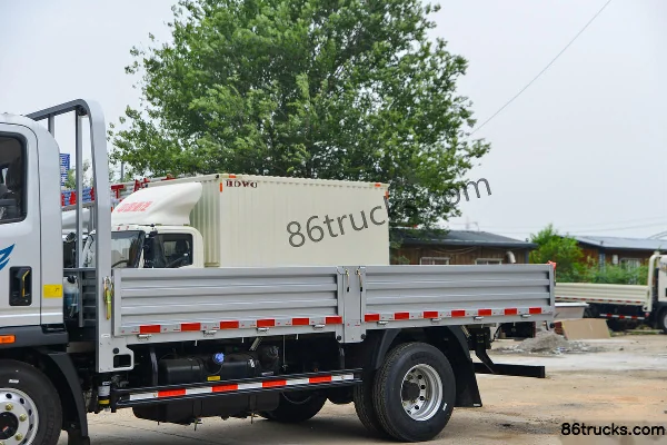 Sinotruk HOWO Hanjiang 143hp 4X2(6 wheels) 4.15m single-row flatbed light truck (mid-body) (2) | 86Trucks