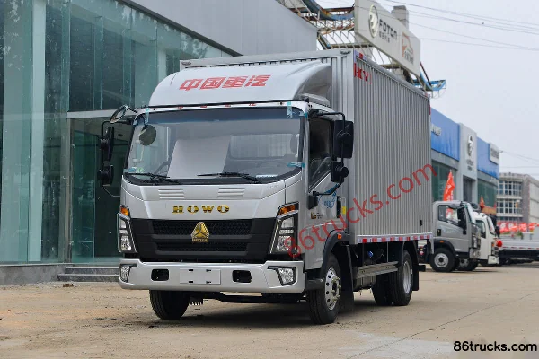 Sinotruk HOWO Hanjiang 151hp 4X2(6 wheels) 4.15m Single Row Van Light Truck Exterior (3) | 86Trucks