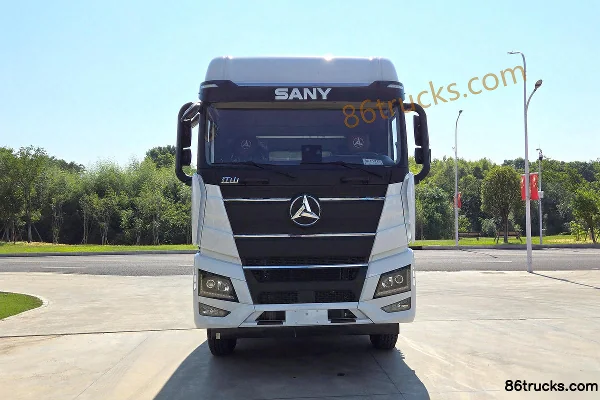 SANY Truck Jiangshan Edition 6X4(10 wheels) Hydrogen Fuel Cell Tractor Truck Exterior (2) | 86Trucks