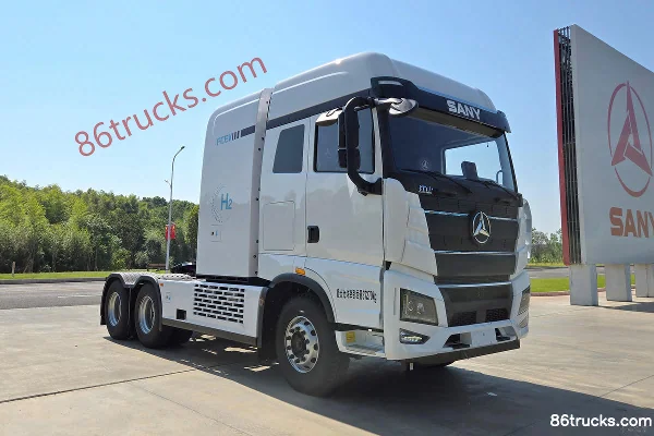 SANY Truck SANY Truck Jiangshan hydrogen fuel Electric Tractor Truck