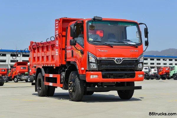 Sanhuan Shitong Chuangke 170hp 4X2(6 wheels) 4m Cab-over Dump Truck Exterior