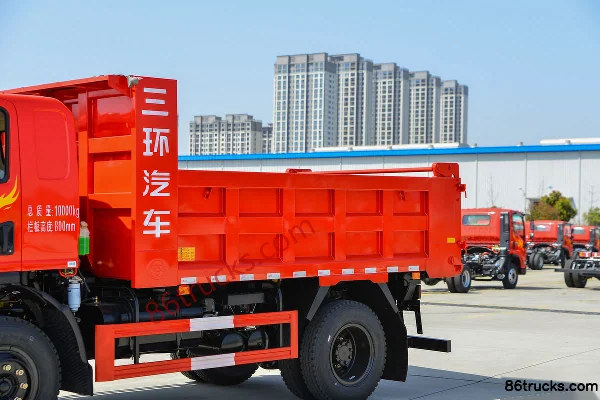 Sanhuan Shitong Chuangke 170hp 4X2(6 wheels) 4m Cab-over Dump Truck Body (1) | 86Trucks