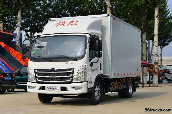 Foton Times Linghang M5 132 hp 4X2(6 wheels) 4.15m Single Row Van Light Truck (Ten Doors)(China VI) Exterior (3) | 86Trucks