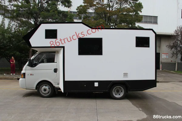 JAC Kaida X5 1.6L 120hp 4X2(6 wheels) Gasoline Single Cab RV Exterior (3) | 86Trucks