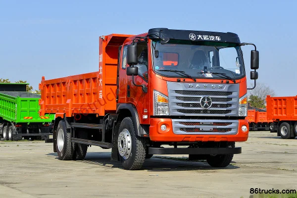 Dayun G6 medium truck 184 hp 4X2(6 wheels) 4.85m dump truck Exterior