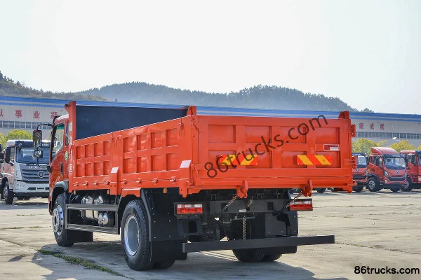 Dayun G6 medium truck 184 hp 4X2(6 wheels) 4.85m dump truck Body (3) | 86Trucks