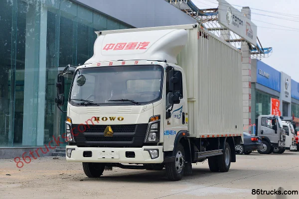 Sinotruk HOWO Hanjiang 160hp 4X2(6 wheels) 4.15m Single Row Van Light Truck Exterior (3) | 86Trucks