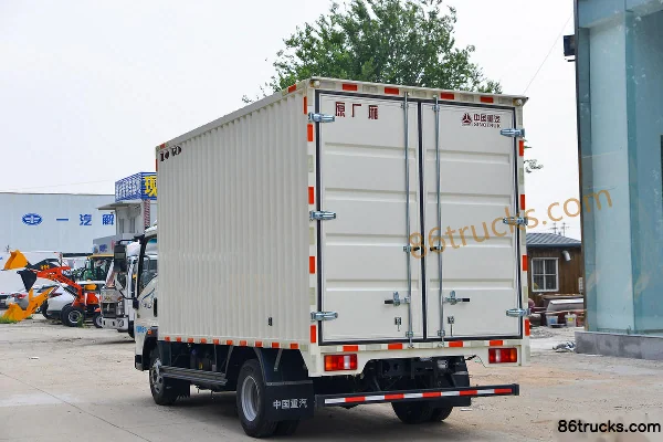 Sinotruk HOWO Hanjiang 160hp 4X2(6 wheels) 4.15m Single Row Van Light Truck Body (3) | 86Trucks