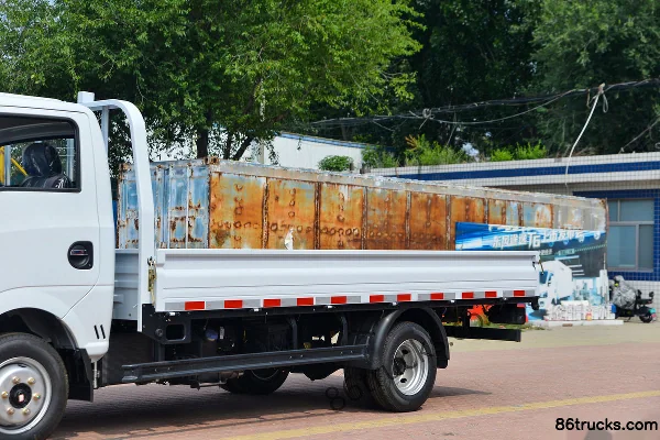 Dongfeng T6 127 hp 4X2(6 wheels) 4.005m Single Row Flatbed Mini Truck Body (2) | 86Trucks