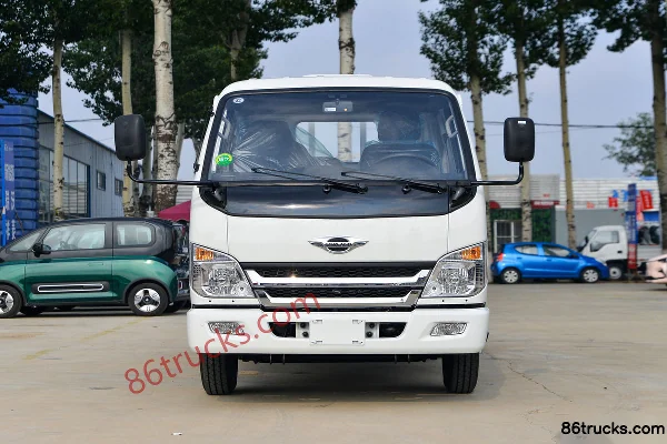 Foton Forland Xiaoka Star 2 2.3L diesel 110 ch 4X2(6 roues) Mengwo 5 vitesses frein hydraulique 3,3 m cabine demi plate Extérieur (2) | 86Tr