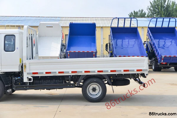 Foton Forland Xiaoka Star 2 2.3L diesel 110 ch 4X2(6 roues) Mengwo 5 vitesses frein hydraulique 3,3 m cabine demi plate Carrosserie (2) | 86