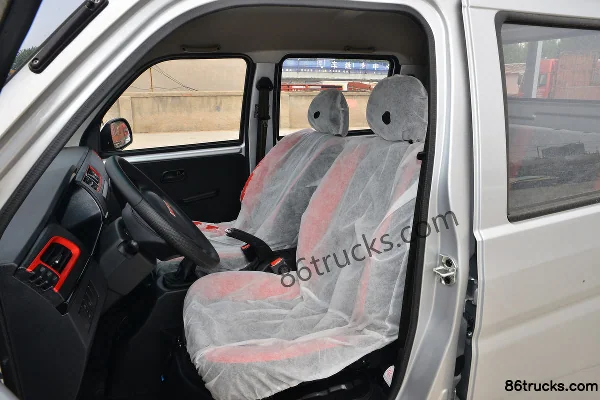 SRM Xinyuan Jinka S1 2024 Comfort 1.6L 112hp 4X2(6 wheels) CNG 2.55m Double Row Flatbed Mini Truck Cab (3) | 86Trucks