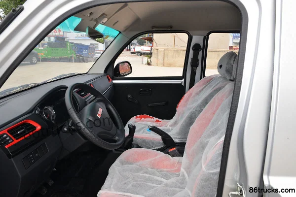 SRM Xinyuan Jinka S1 2024 Comfort 1.6L 112hp 4X2(6 wheels) CNG 2.55m Double Row Flatbed Mini Truck Cab (2) | 86Trucks