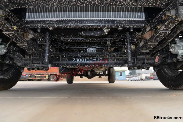 SRM Xinyuan Jinka S1 2024 Comfort 1.6L 112hp 4X2(6 wheels) CNG 2.55m Double Row Flatbed Mini Truck Chassis (1) | 86Trucks