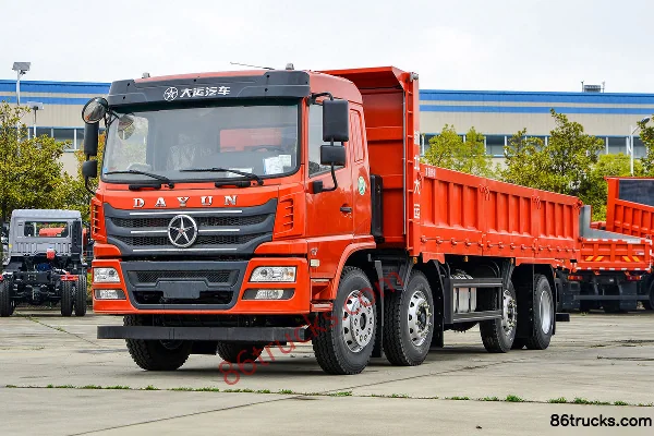 Dayun F7 Heavy Truck Standard Load 270 hp 8X2(10 wheels) 6.8m Dump Truck (China VI) Exterior (3) | 86Trucks