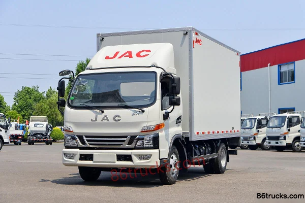 JAC Junling V6 162 hp 4X2(6 wheels) 4.15m Single Row Van Light Truck Exterior (3) | 86Trucks