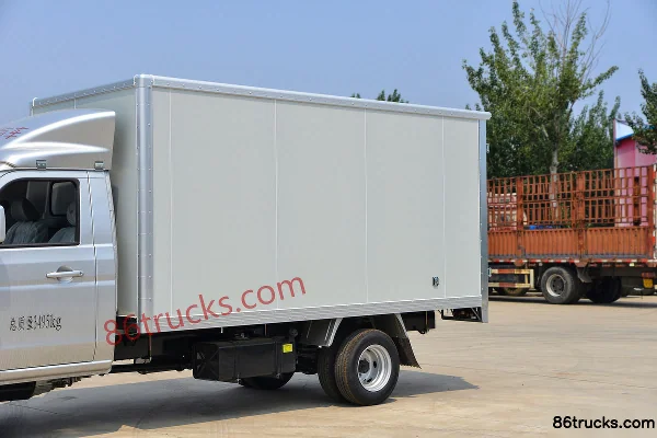 Jinbei T5 Standard 1.6L 123hp 4X2(6 wheels) Gasoline 2.605m Double Row Box Mini Truck Body (1) | 86Trucks