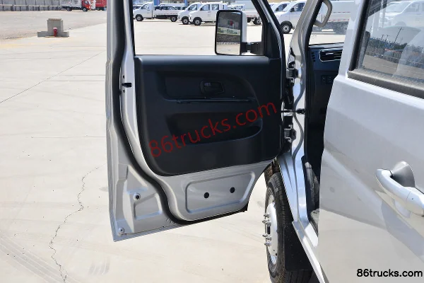 Jinbei Jinka S6 Standard 1.6L 123 hp 4X2(6 wheels) Gasoline 3m Double Row Flatbed Micro Truck (China VI) Cab (2) | 86Trucks