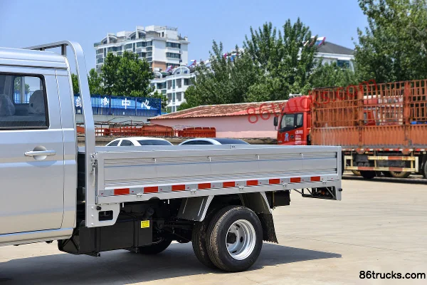 Jinbei Jinka S6 Standard 1.6L 123 hp 4X2(6 wheels) Gasoline 3m Double Row Flatbed Micro Truck (China VI) Body (1) | 86Trucks