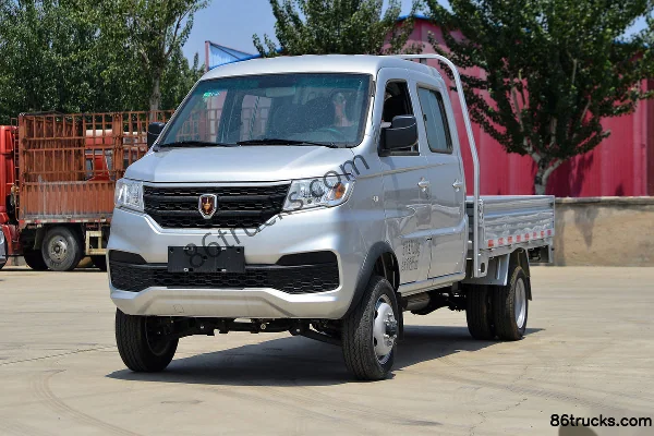 Jinbei T2S 2023 Standard 1.5L 102 ch 4X2(6 roues) Essence 2.55 m double cabine plateau micro camion (China VI) Extérieur (3) | 86Trucks