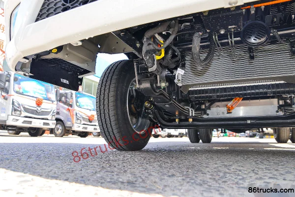 Foton Zhilan EM 4.5T 3.815m single-row pure electric flatbed light truck 59.4kWh 4X2(6 wheels) Chassis (2) | 86Trucks