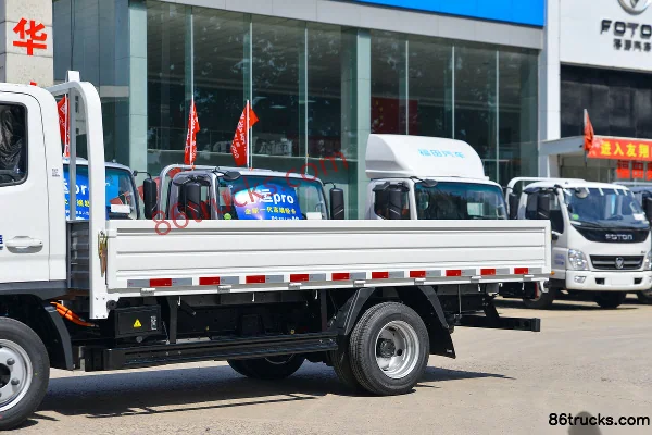 Foton Zhilan EM 4.5T 3.815m single-row pure electric flatbed light truck 59.4kWh 4X2(6 wheels) Body (1) | 86Trucks