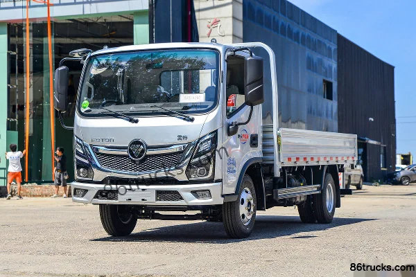 Foton Aoling New Jieyun Youth Edition Pro 150 hp 4X2(6 wheels) 4.17m Single Row Flatbed Light Truck Exterior (3) | 86Trucks