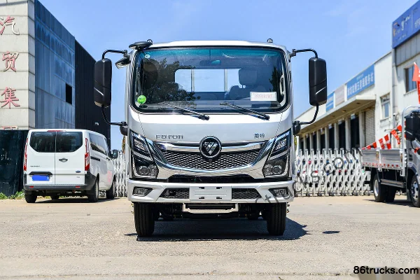 Foton Aoling New Jieyun Youth Edition Pro 150 hp 4X2(6 wheels) 4.17m Single Row Flatbed Light Truck Exterior (2) | 86Trucks