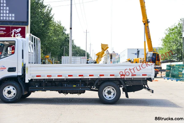 Foton Aoling New Jieyun Youth Edition Pro 150 hp 4X2(6 wheels) 4.17m Single Row Flatbed Light Truck Body (2) | 86Trucks