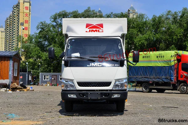 JMC Shunda Narrow Body Luxury Edition 116hp 4X2(6 wheels) 2.11m Double Row Van Light Truck Exterior (2) | 86Trucks