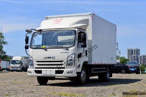 JMC Kaiwei Medium Body 127 hp 4X2(6 wheels) 3.68m crew cab van light truck (China VI) (hydraulic brake) Exterior (3) | 86Trucks