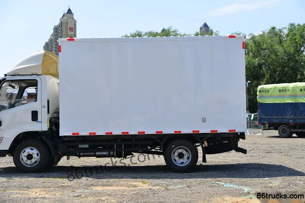 JMC Kaiwei Medium Body 127 hp 4X2(6 wheels) 3.68m crew cab van light truck (China VI) (hydraulic brake) (2) | 86Trucks
