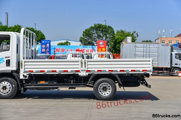 Lanqing Auto Houlang Z1 115 ch 4X2(6 roues) 3.7m single-row flatbed light truck Carrosserie (2) | 86Trucks