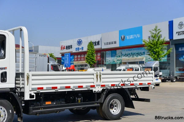 Lanqing Auto Houlang Z1 115 ch 4X2(6 roues) 3.7m single-row flatbed light truck Carrosserie (1) | 86Trucks