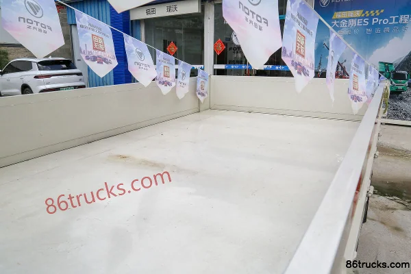 Foton Xiaoyun S1 115 ch 4X2(6 roues) 3,25 m cabine demi-avancée plateau Carrosserie (3) | 86Trucks