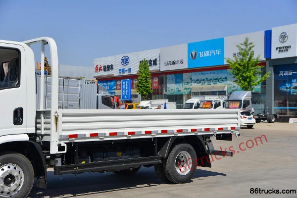 Lanqing camion léger Long H 160 ch 4X2(6 roues) 4,18 m cabine simple plateau (cabine moyenne) Carrosserie (1) | 86Trucks