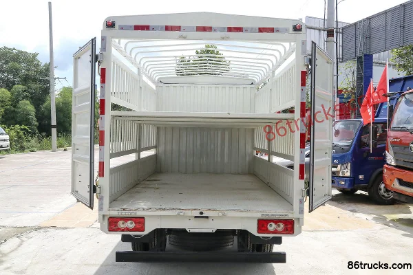 Foton Xiaoyun S1 115hp 4X2(6 wheels) 3.67m single-row stake truck Body (3) | 86Trucks