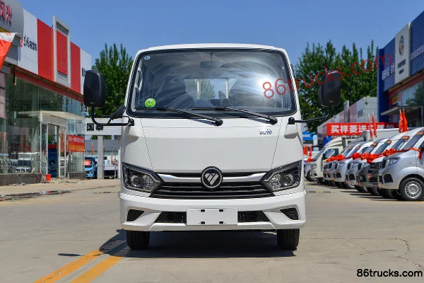 Foton V Card 2L Gasoline 144hp 4X2(6 wheels) Dongan 5-speed 2.7m Double Row Flatbed Mini Truck Exterior (2) | 86Trucks