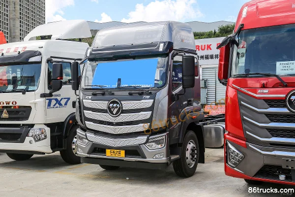 Foton Auman Xing 270hp 4X2(6 wheels) 6.8m AMT Automatic Flatbed Cargo Truck Exterior (3) | 86Trucks