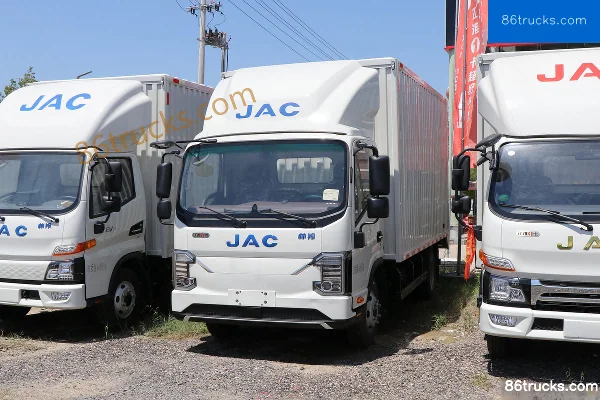 JAC Shuailing ES6 4.5T 4.15m Single Row Pure Electric Enclosed Light Truck 100.27kWh 4X2(6 wheels) Exterior (3) | 86Trucks