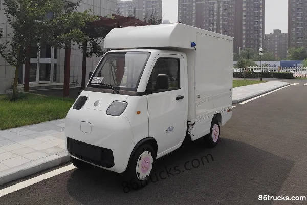 Huoyue Shentong Shentong 01 Professional Edition 0.95T 1.8m single-row pure electric vending truck 8.4kWh 4X2(6 wheels) Exterior (3) | 86Tru