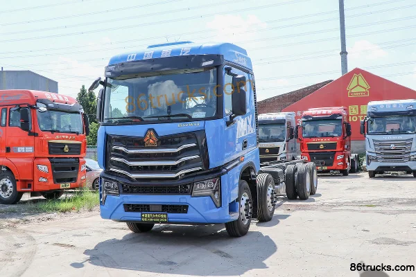 Sinotruk HOWO MAX 430 hp 8X4(12 wheels) 9.6m flatbed cargo truck (China VI) Exterior (3) | 86Trucks