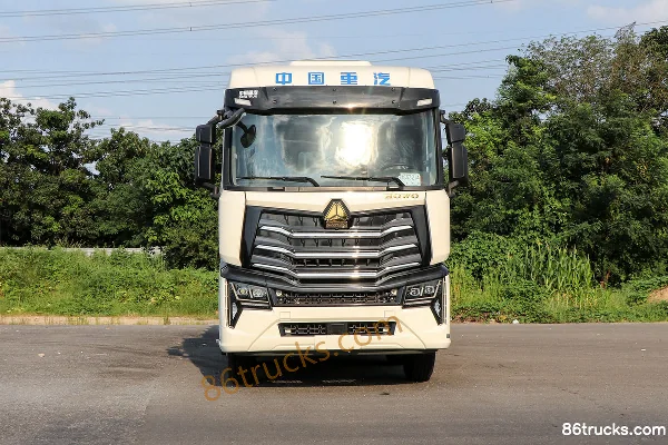 Sinotruk HOWO MAX 540hp 8X4(12 wheels) AMT Automatic Fresh Live Aquatic Products Transport Truck (Zhongxing Auto Brand) Exterior (2) | 86Tru