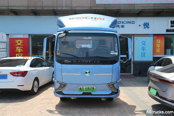 Lanqing Yue EH Pro Air Brake 4.18m Single Row Pure Electric Cargo Truck with Grille FinDreams 131.98kWh 4X2(6 wheels) Exterior (2) | 86Truck